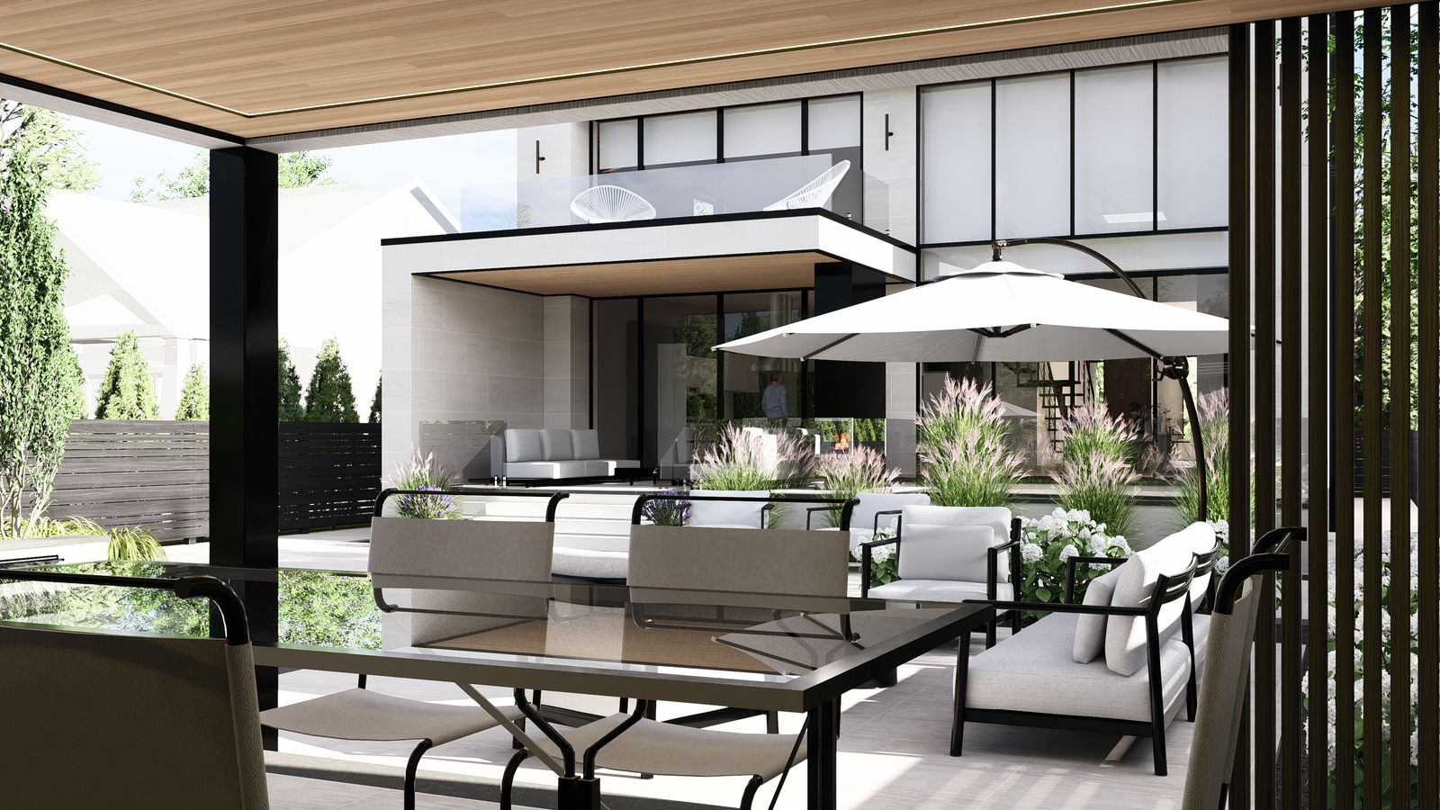 Outdoor dining Toronto landscape design